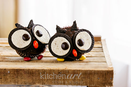 Cupcake Hình Cú Mèo Dành Cho Halloween - Kitchen Art